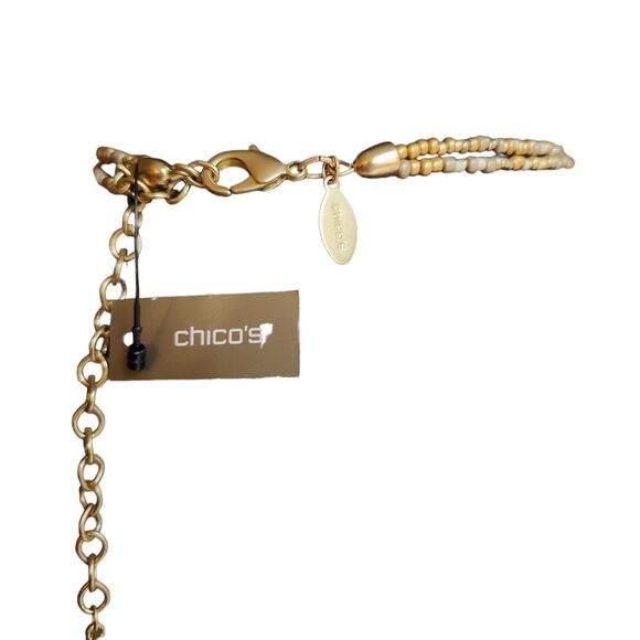 Chicos Two Strand Multi Color Necklace NWT - Picture 5 of 7